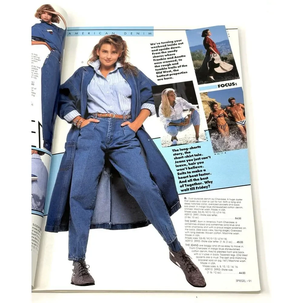 1987 Spiegel Fashion Catalog 80s Spring Summer Tommy Hilfiger Escada Bill Blass